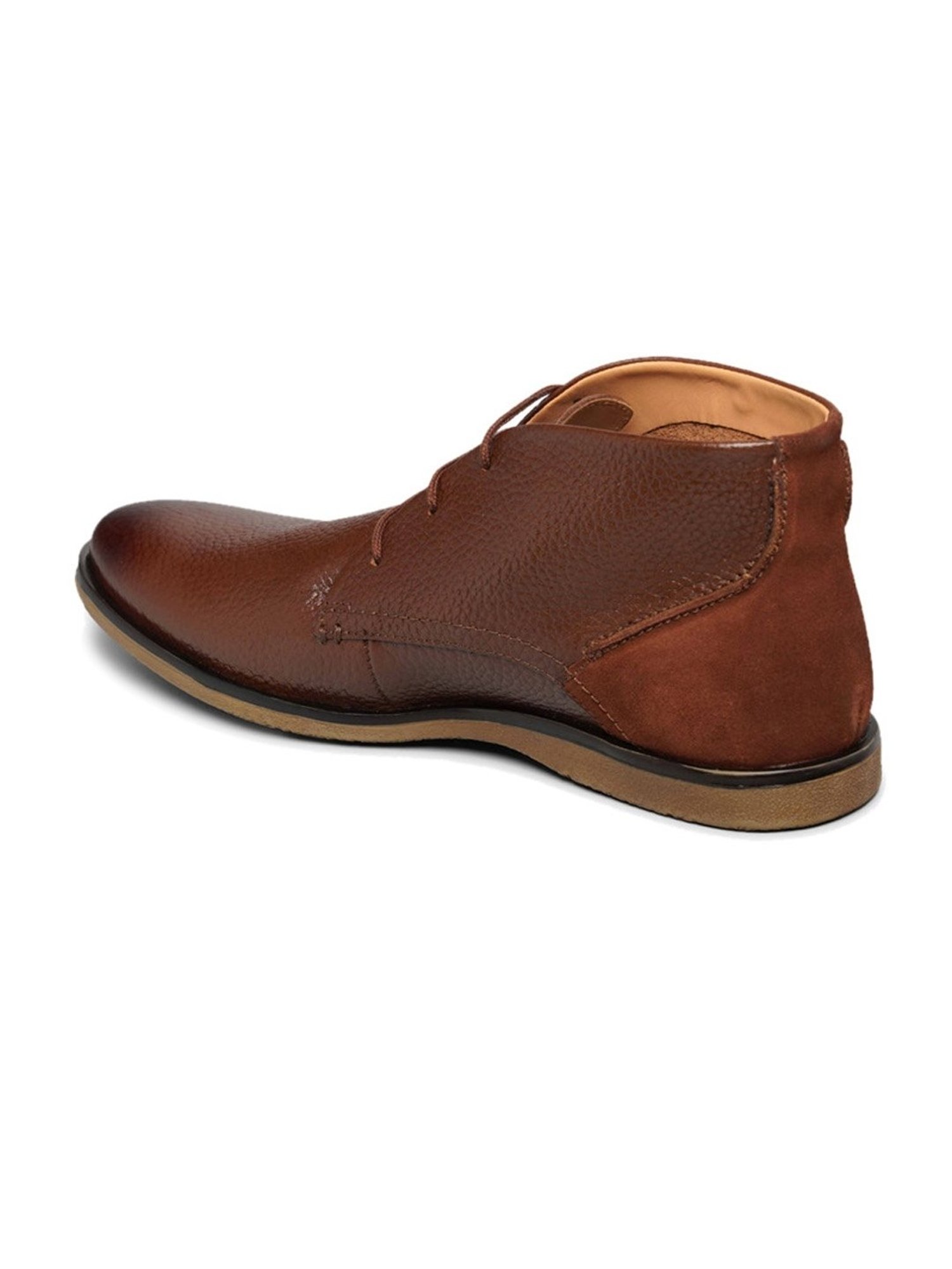 Ruosh Men's Brown Chukka Boots