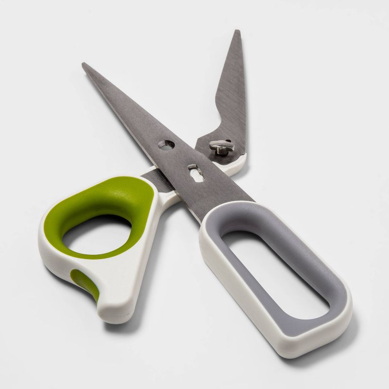 Joseph Joseph PowerGrip All-purpose Kitchen Scissors with Integrated Herb Stripper