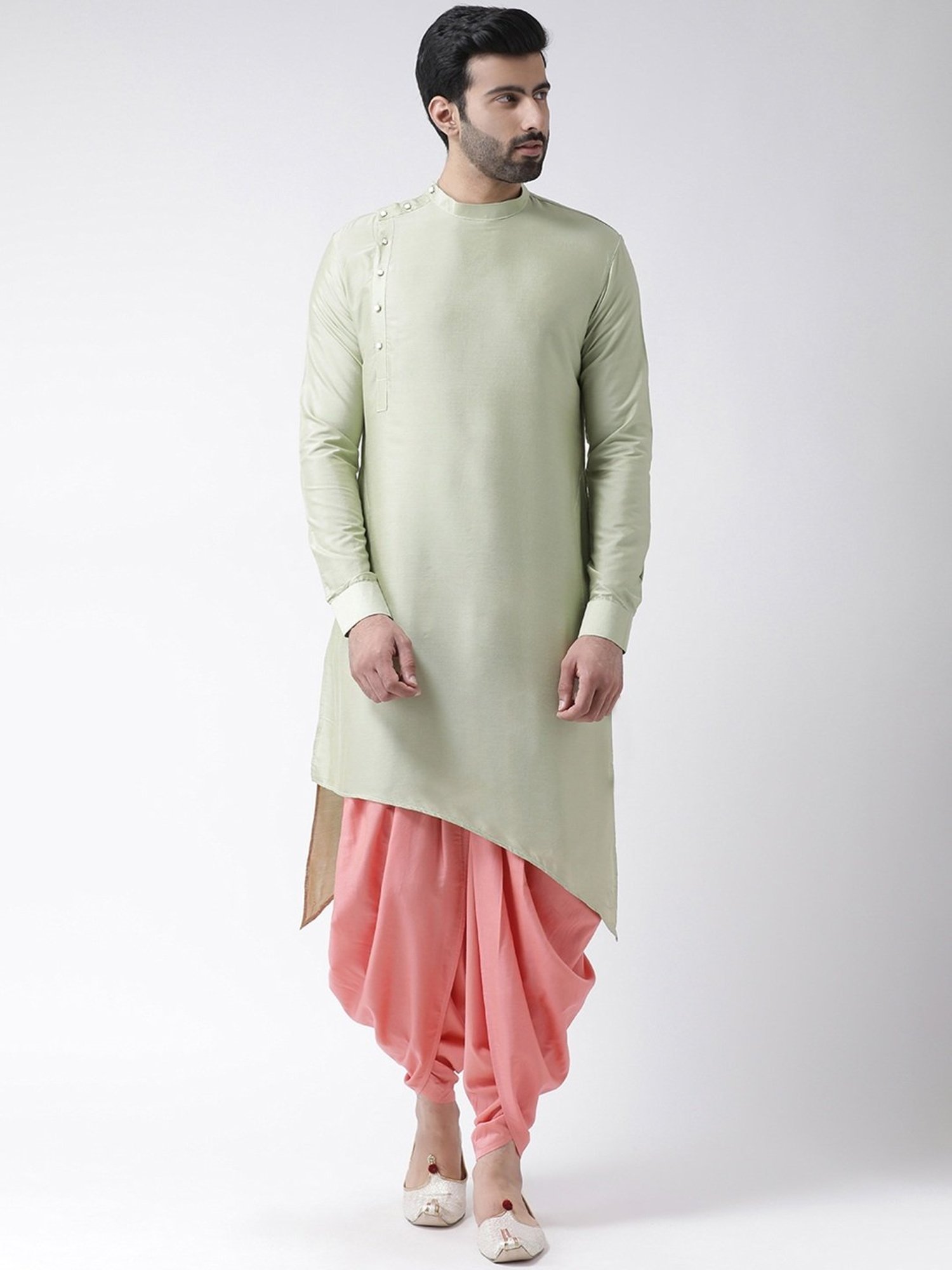 KISAH PLUS Green Regular Fit Kurta Bottom Set