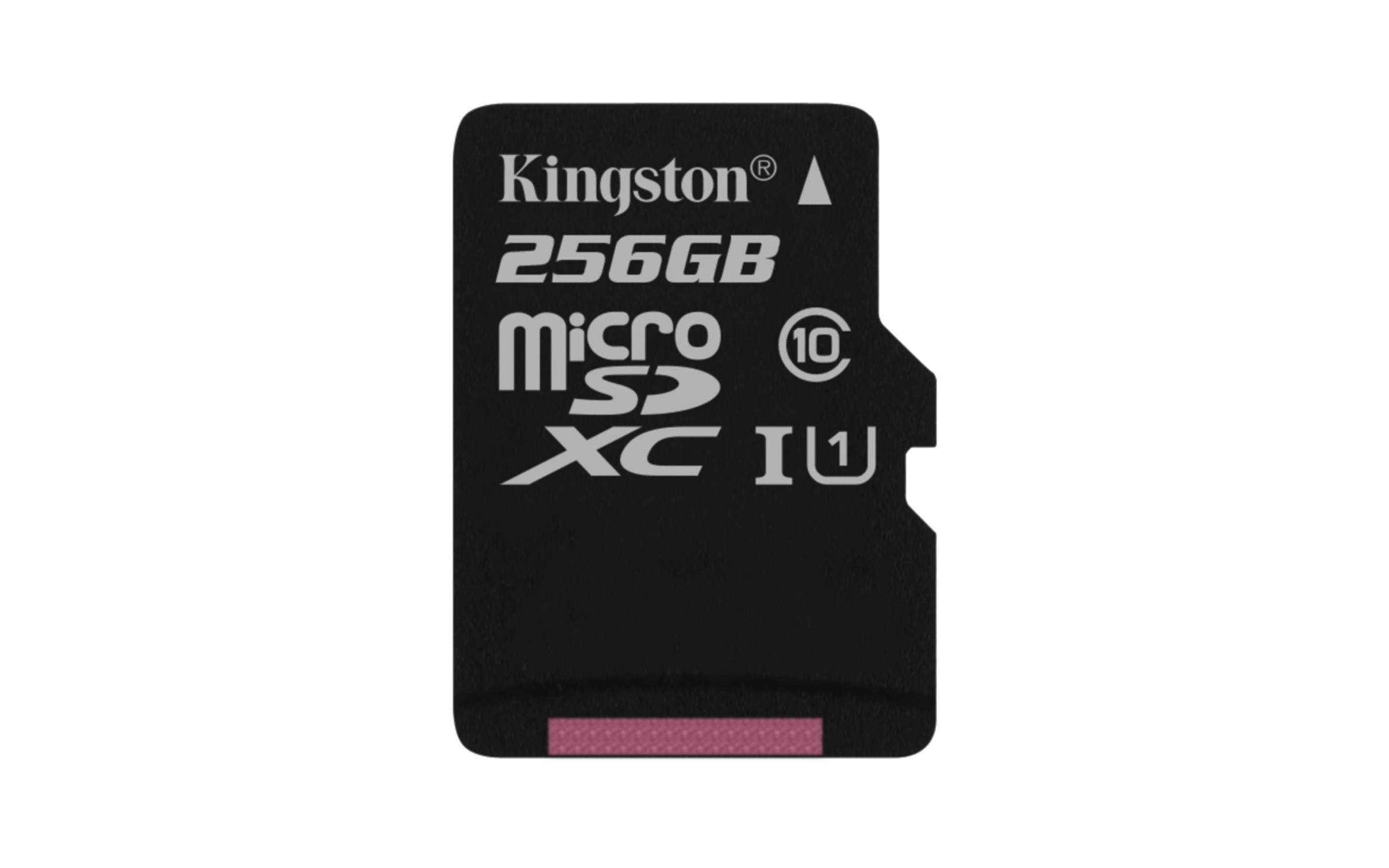 Kingston SDCS/256GBSP Canvas Select - Flash Memory Card - 256GB - UHS-I U1 / Class 10 - microSDXC