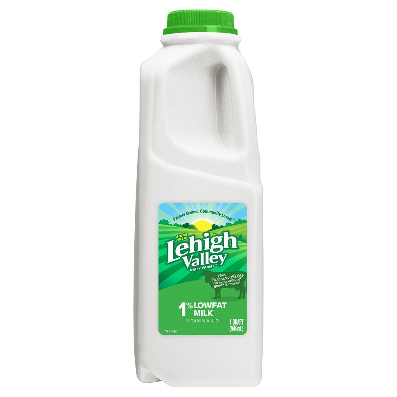 Lehigh Valley 1% Milk - 1qt