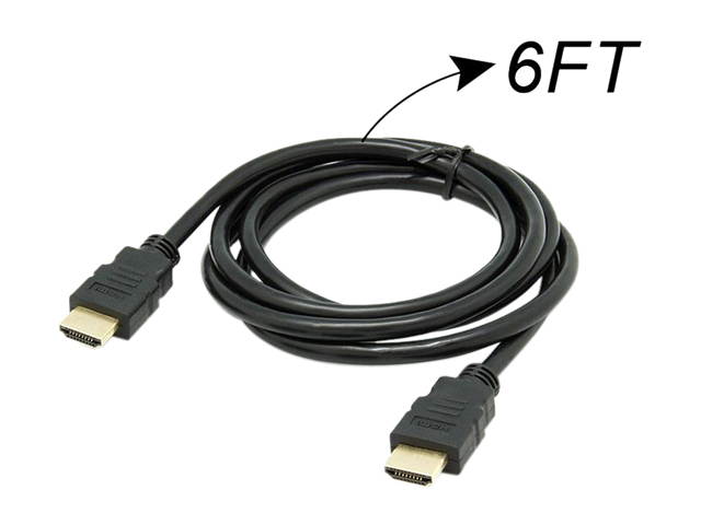 ProHT 08241 6 ft. High Speed HDMI 2.0 Cables (4-Pack)