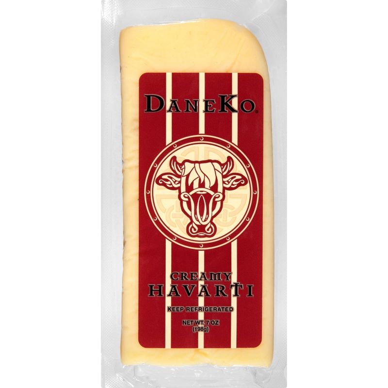 Dane Ko. Creamy Havarti Cheese Wedge - 7oz