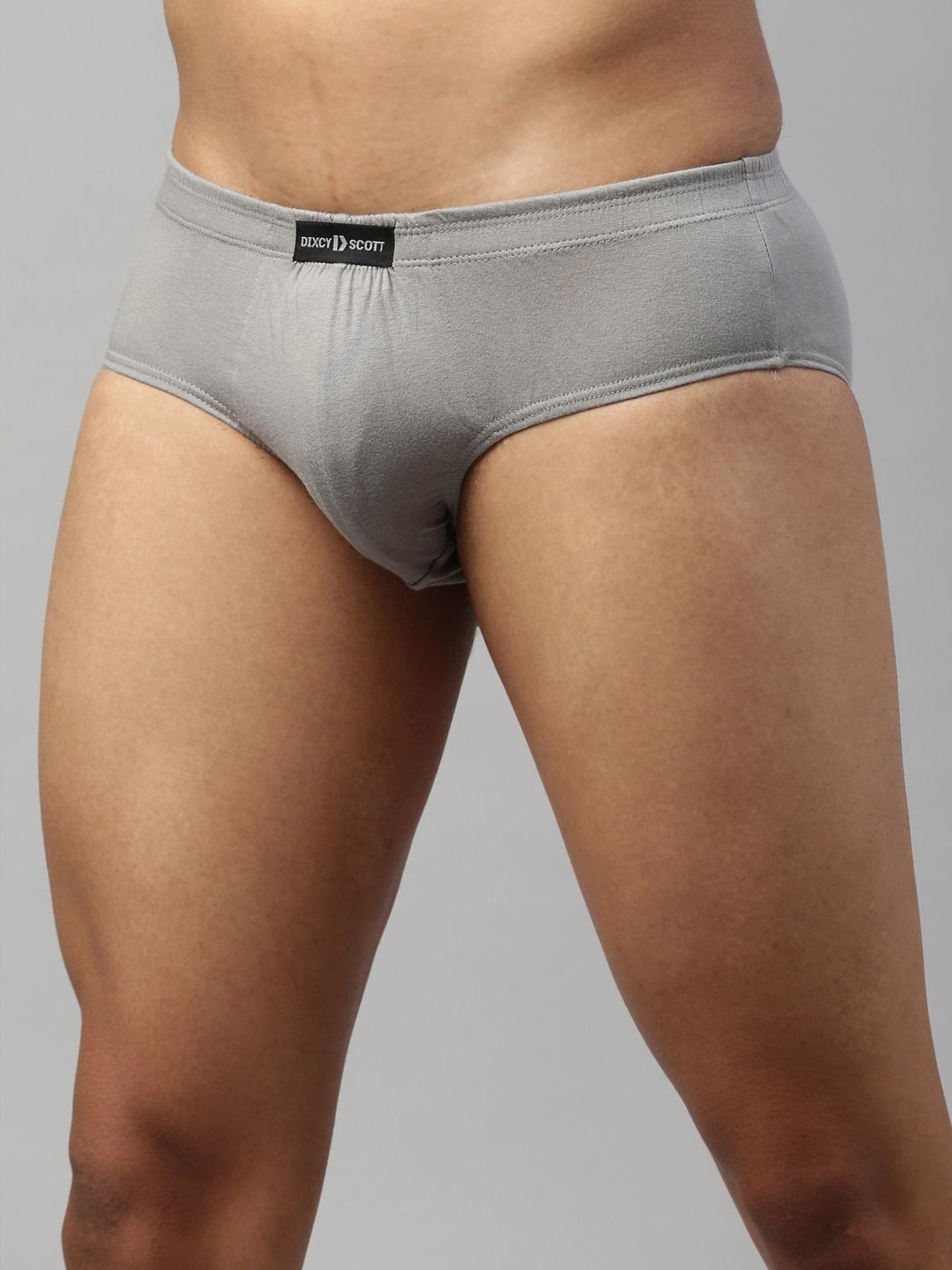 Dixcy Scott Maximus Multi Cotton Regular Fit Briefs - Pack Of 4