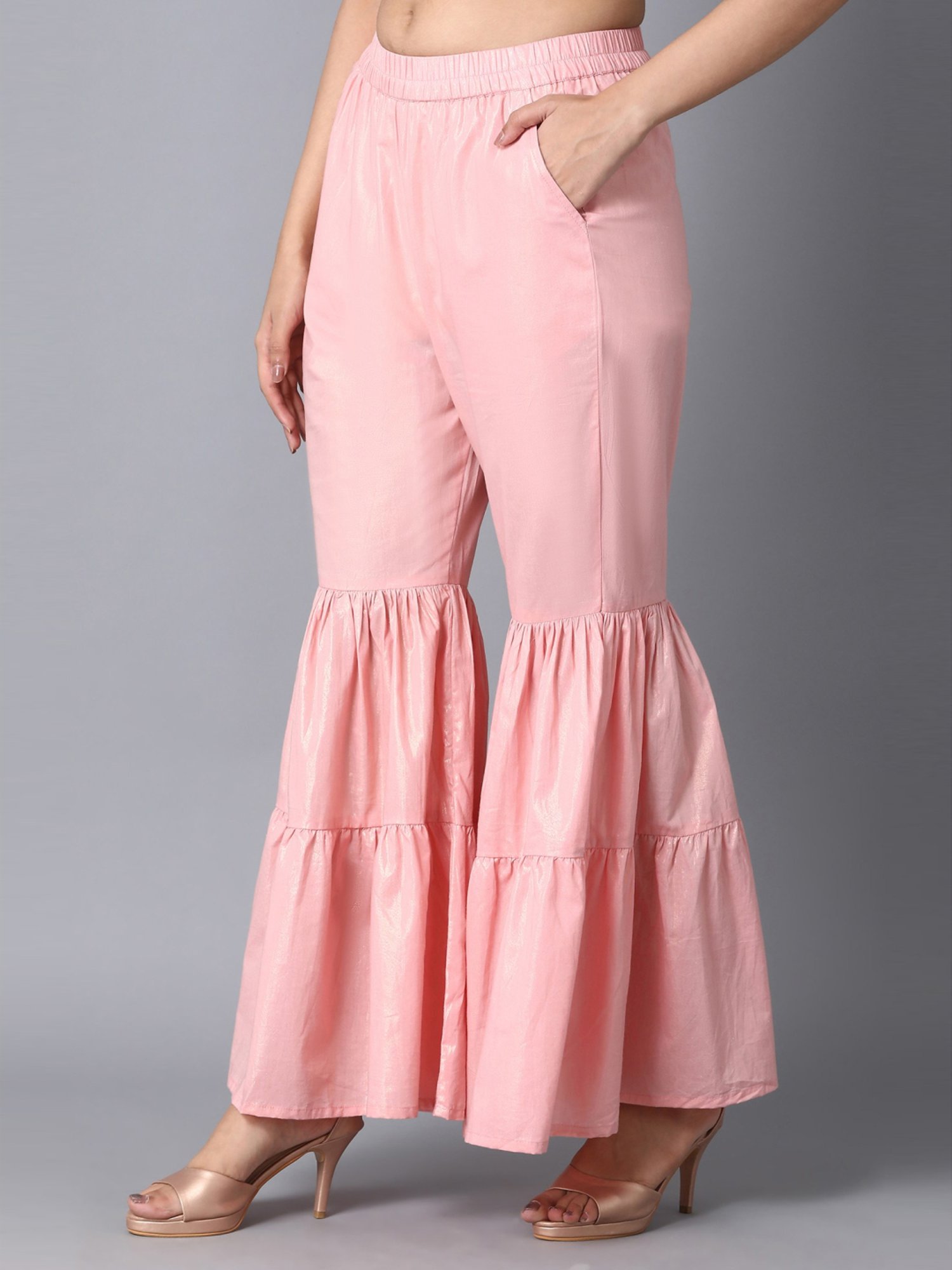 Elleven Pink Cotton Sharara