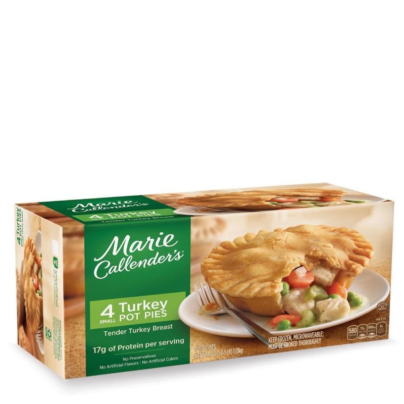 Marie Callenders Frozen Turkey Pot Pie - 4ct/40oz