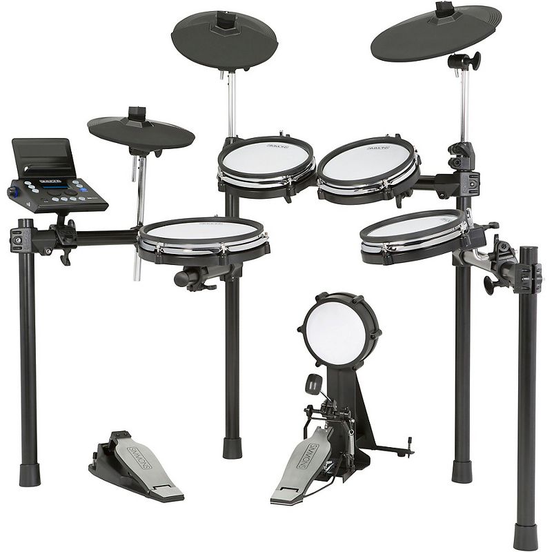 Simmons SD600 Electronic Drum Kit With Mesh Pads, Bluetooth and DA2110 Drum Set Monitor