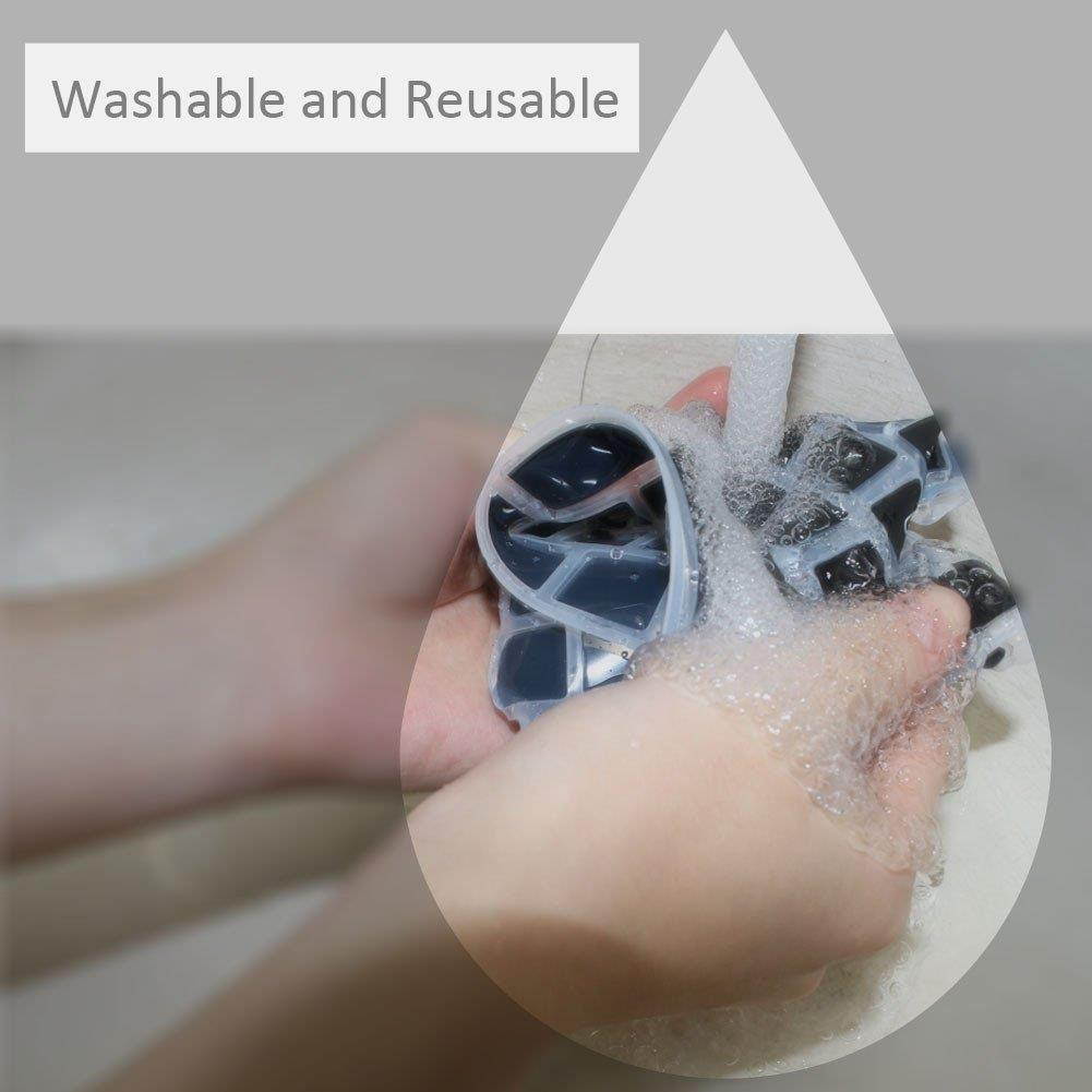 COOSKIN Silicone Colorful Keyboard Cover Protector Skin for Apple Magic Keyboard (MLA22LL/A), After 2015 November US Layout (Black)