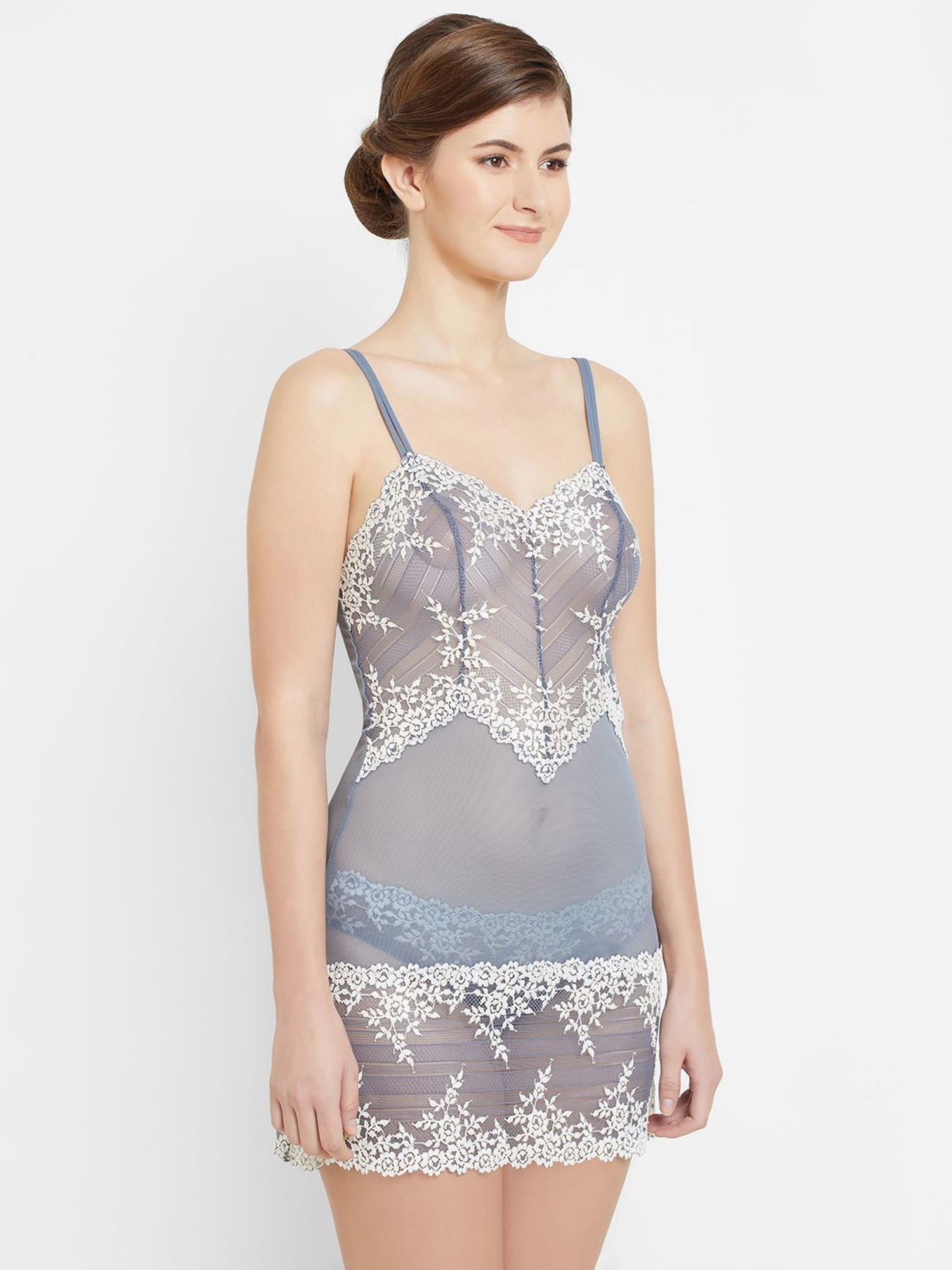 Wacoal Blue Lace Chemise