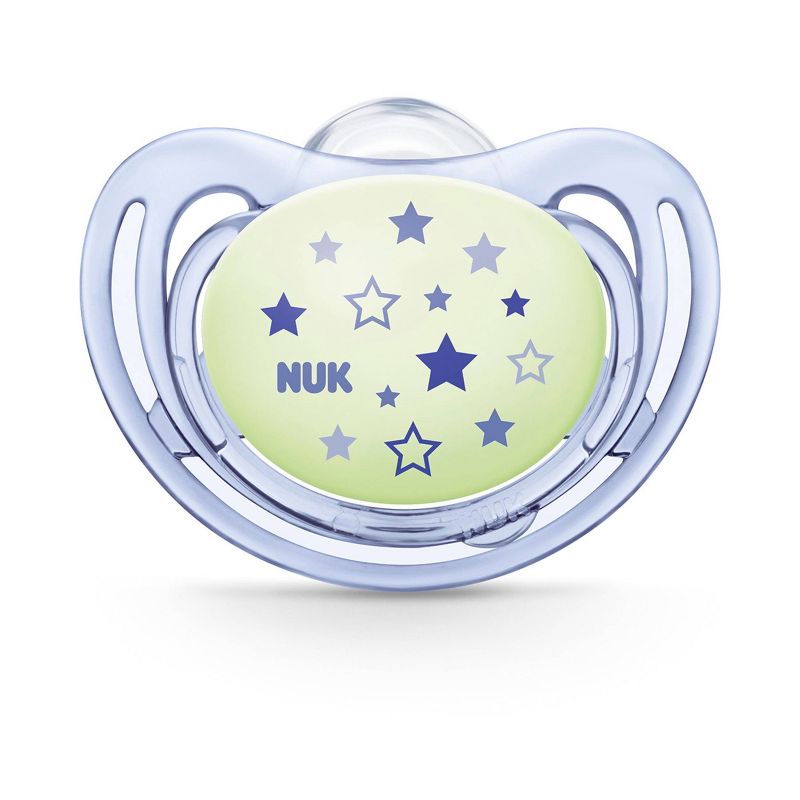 NUK Airflow Glow-in-the-Dark Pacifiers, 6-18 Months - Boy - 2pk