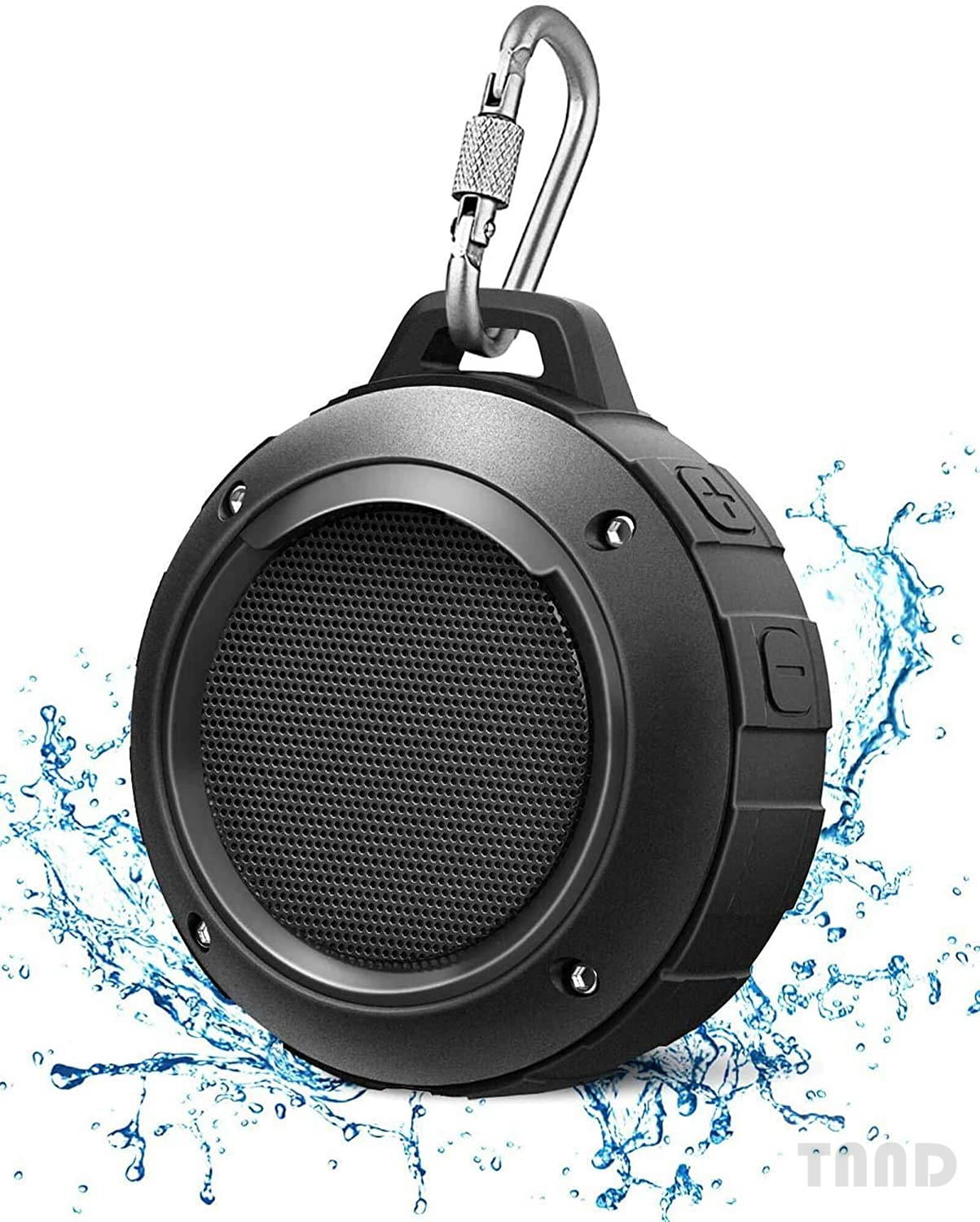 Outdoor waterproof Bluetooth speaker Wireless portable mini shower travel speaker with subwoofer, enhanced bass and built-in microphone, suitable for sports, swimming pool, beach, hiking and camping