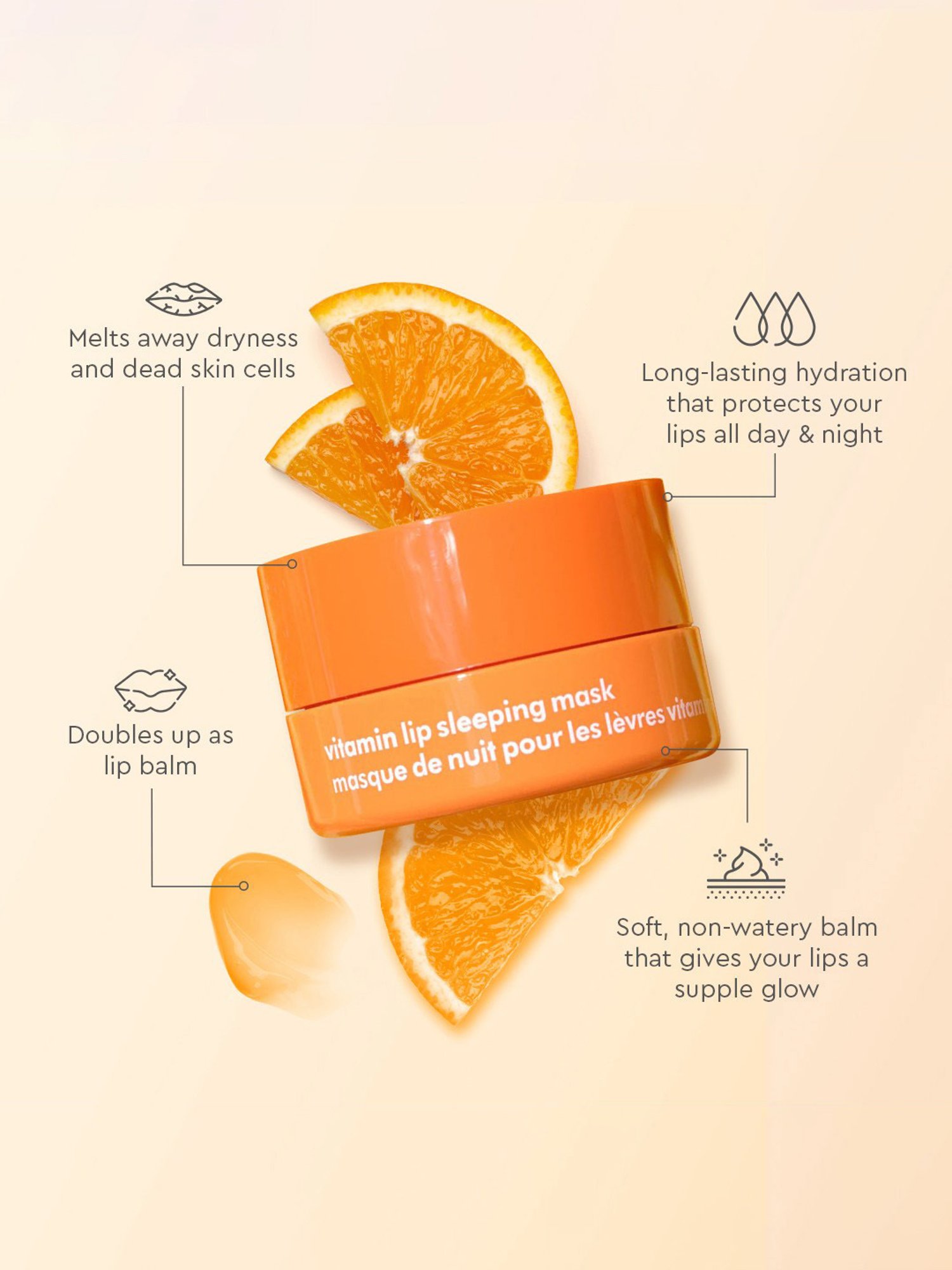 Glowiest Sweet Dreams Green Grape Lip Mask - 20 gm