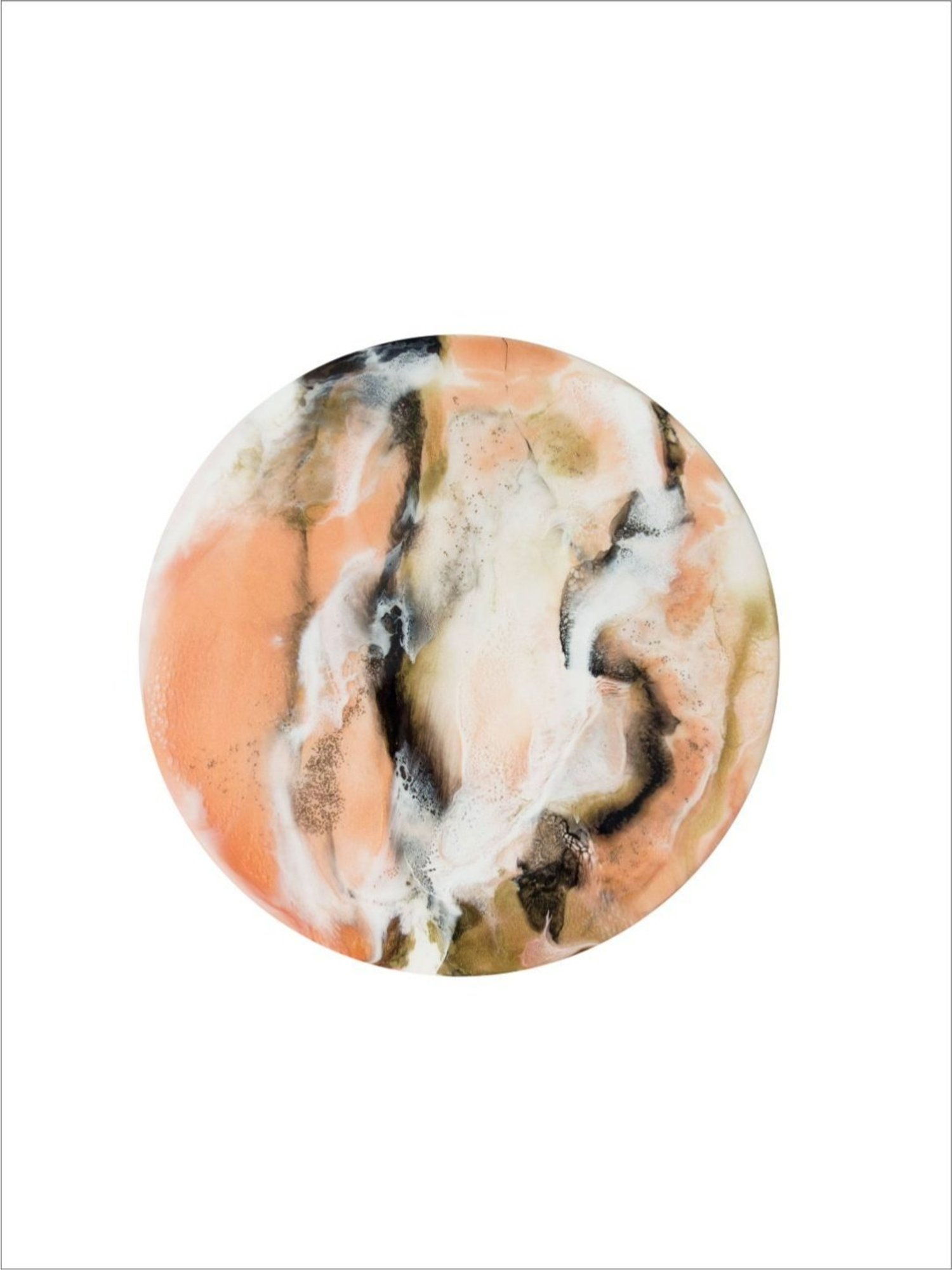 The Art House Abstract Multicolor Canvas Painting