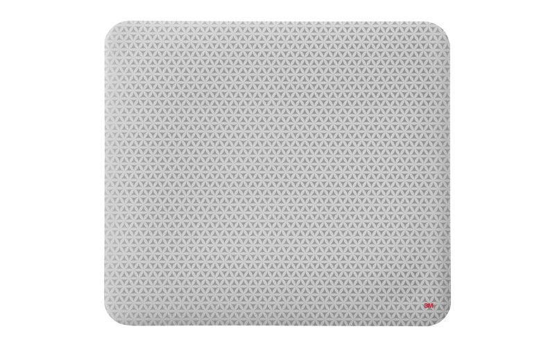 3M Precise Mouse Pad with Gel Wrist Rest - Gray Bitmap - 8" Dimension - Foam