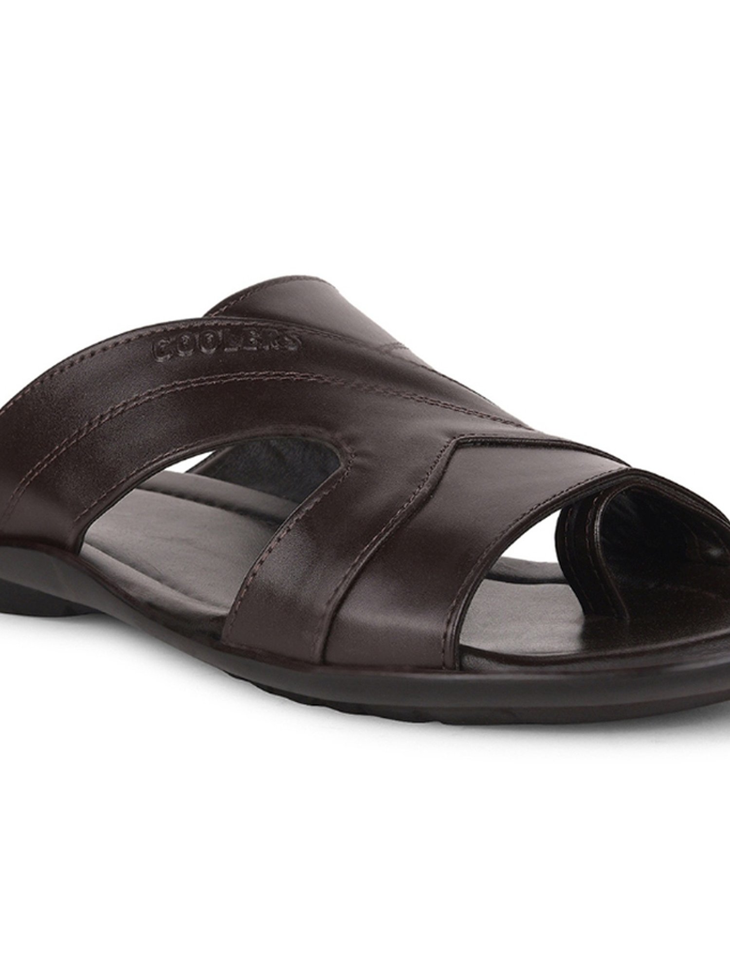Coolers by Liberty Men's Brown Toe Ring Sandals