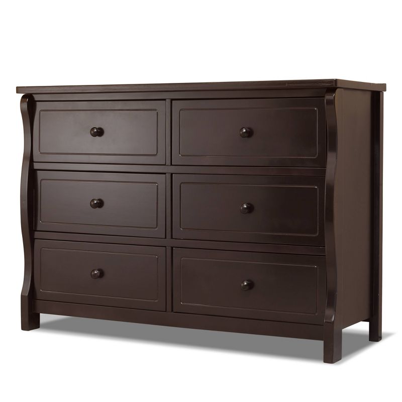 Sorelle Princeton Elite Double Dresser Espresso