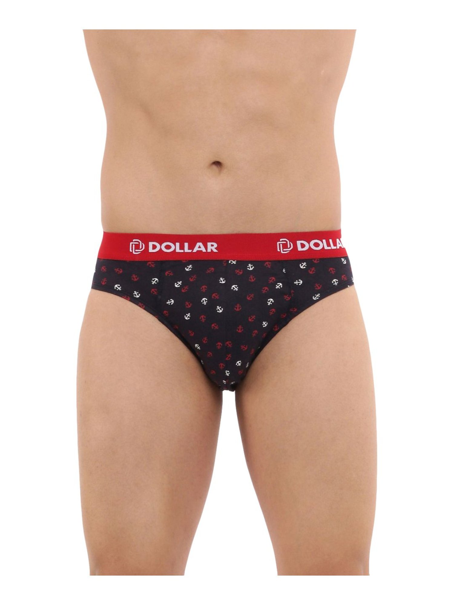 Dollar Bigboss Assorted Color Cotton Printed Modern Briefs (Pack Of 3)
