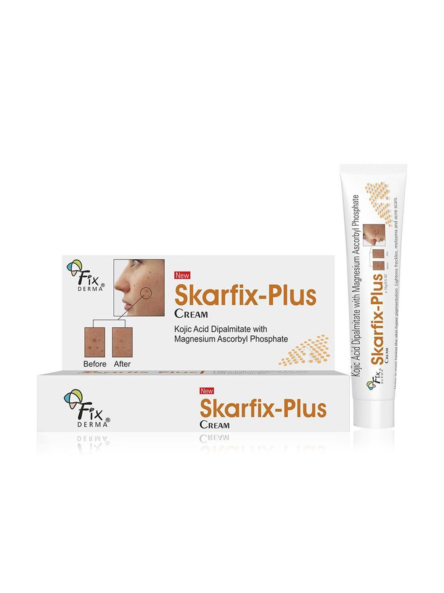 Fixderma Skarfix Plus Cream For Dark Spots, Melasma, Hyperpigmentation & Uneven Skin Tone - 15 gm
