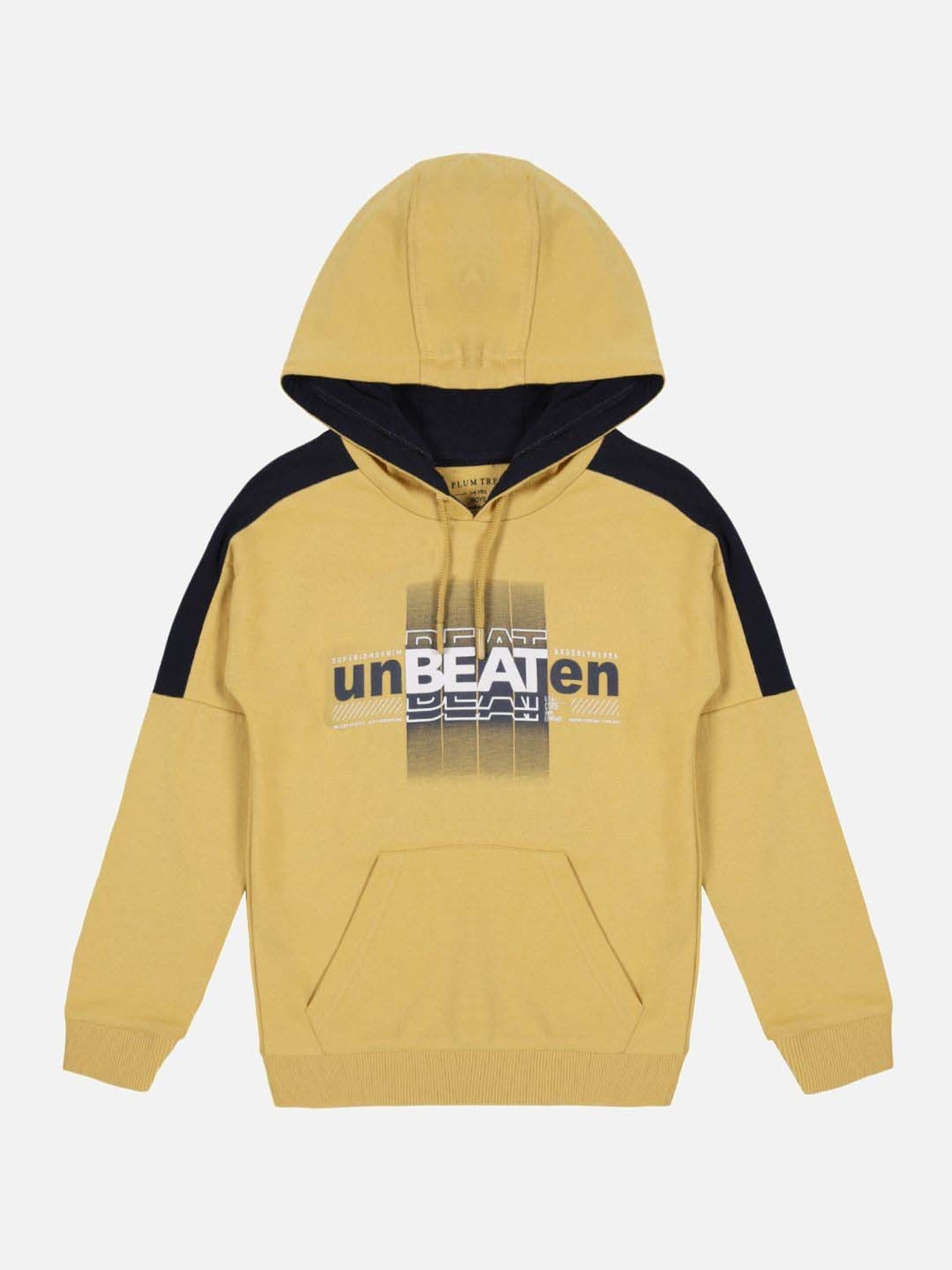 Allen Solly Junior Orange Cotton Regular Fit Full Sleeves Sweatshirt