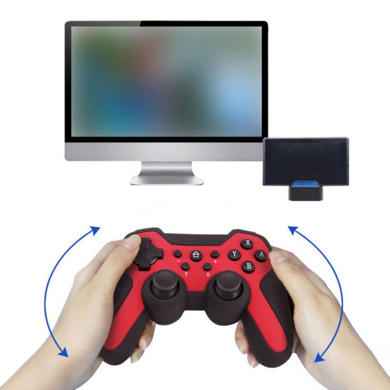 Brightup Wireless Controller for Nintendo Switch - Wireless Controller for Switch Pro Controller with Dualshock Compatible with PS3 PC iOS13.0 and Android Supports Gyro Axis Turbo and Dual Vibration