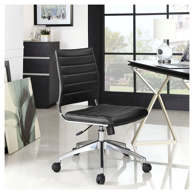 Office Chair Modway Midnight Black