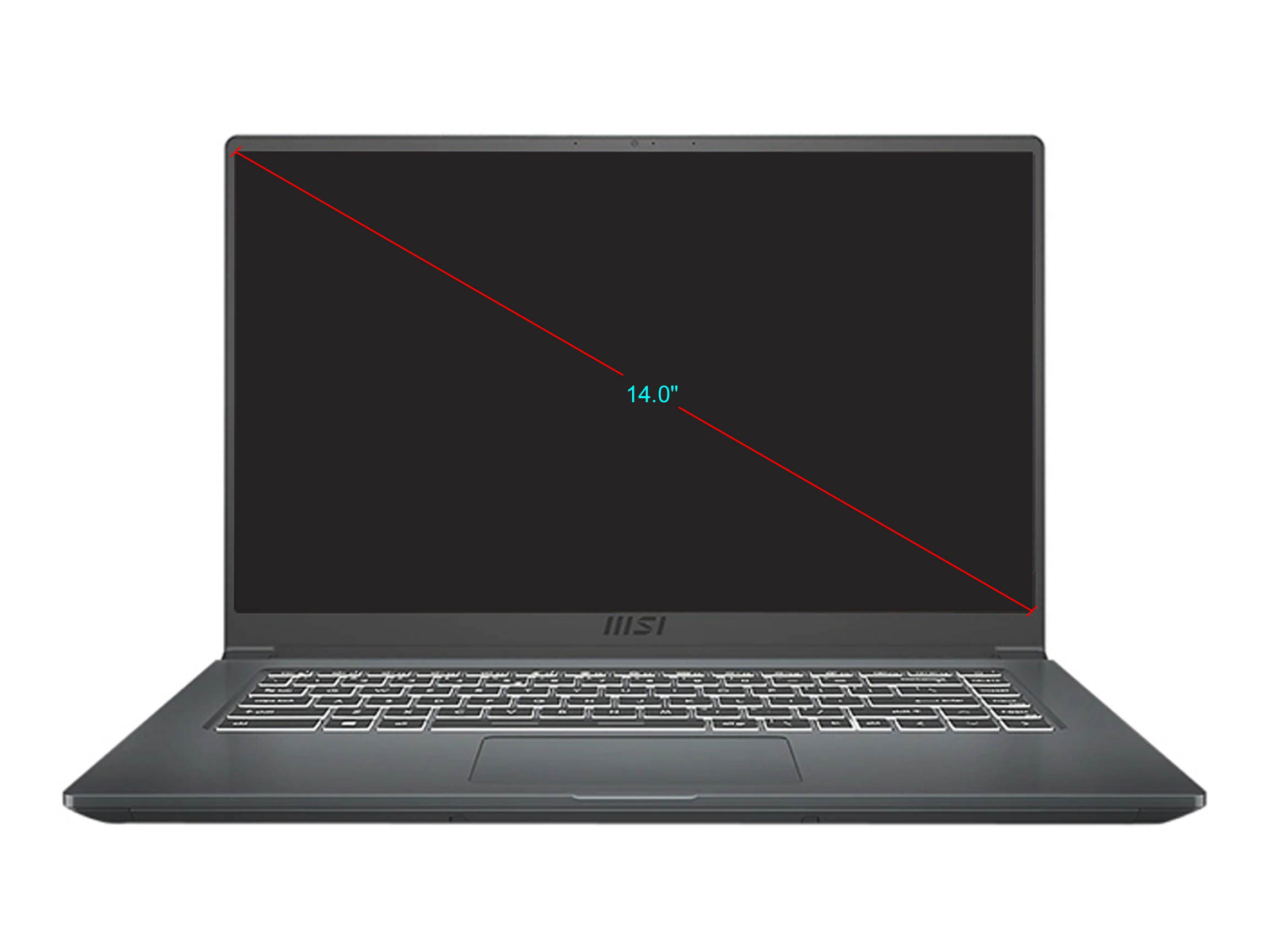 MSI Laptop Modern 14 B11SB-288 Intel Core i7 11th Gen 1165G7 (2.80 GHz) 16 GB Memory 512 GB NVMe SSD NVIDIA GeForce MX450 14.0" Windows 10 Home 64-bit