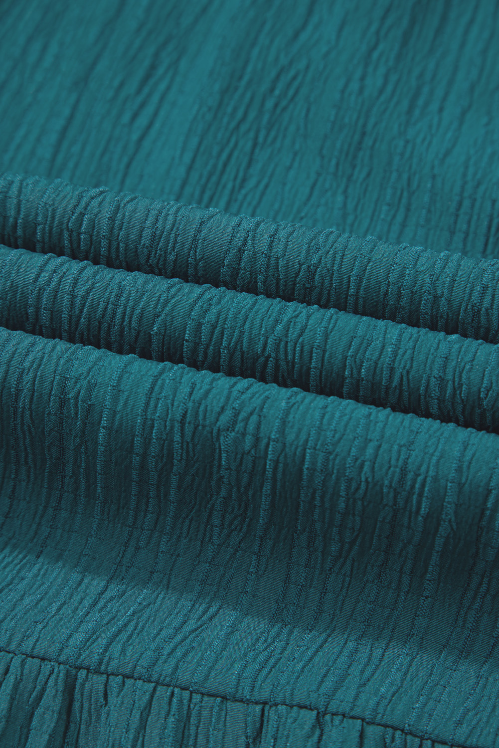 Black Leopard Patchwork Split Neck Ruffle Plus Size Dress