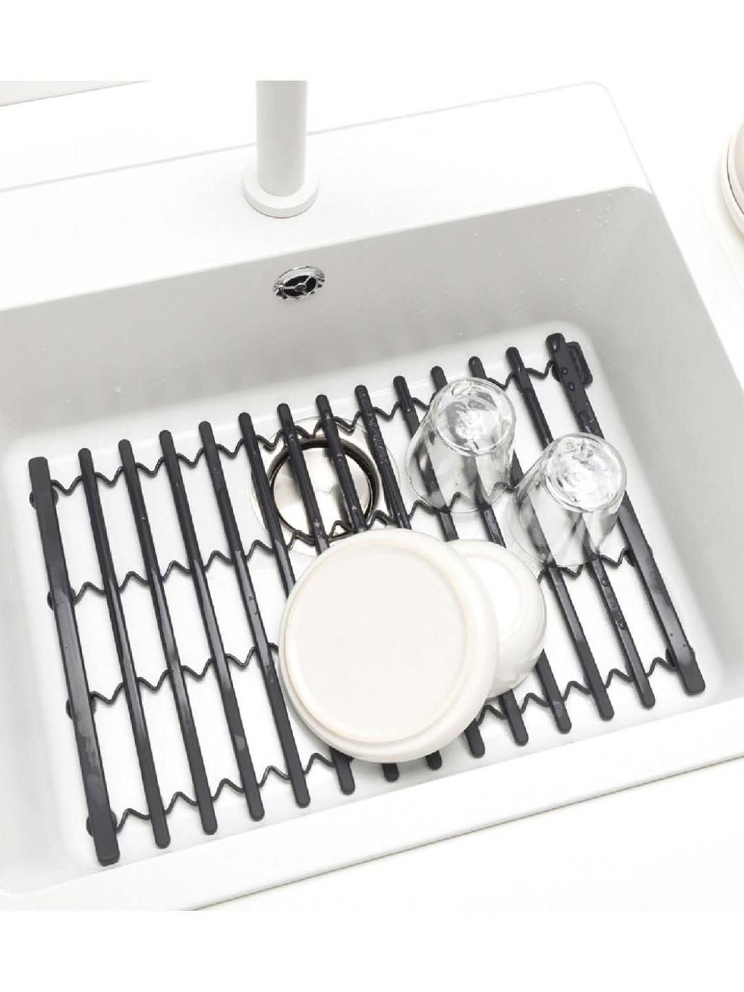 BRABANTIA Grey Silicone Sink Mat