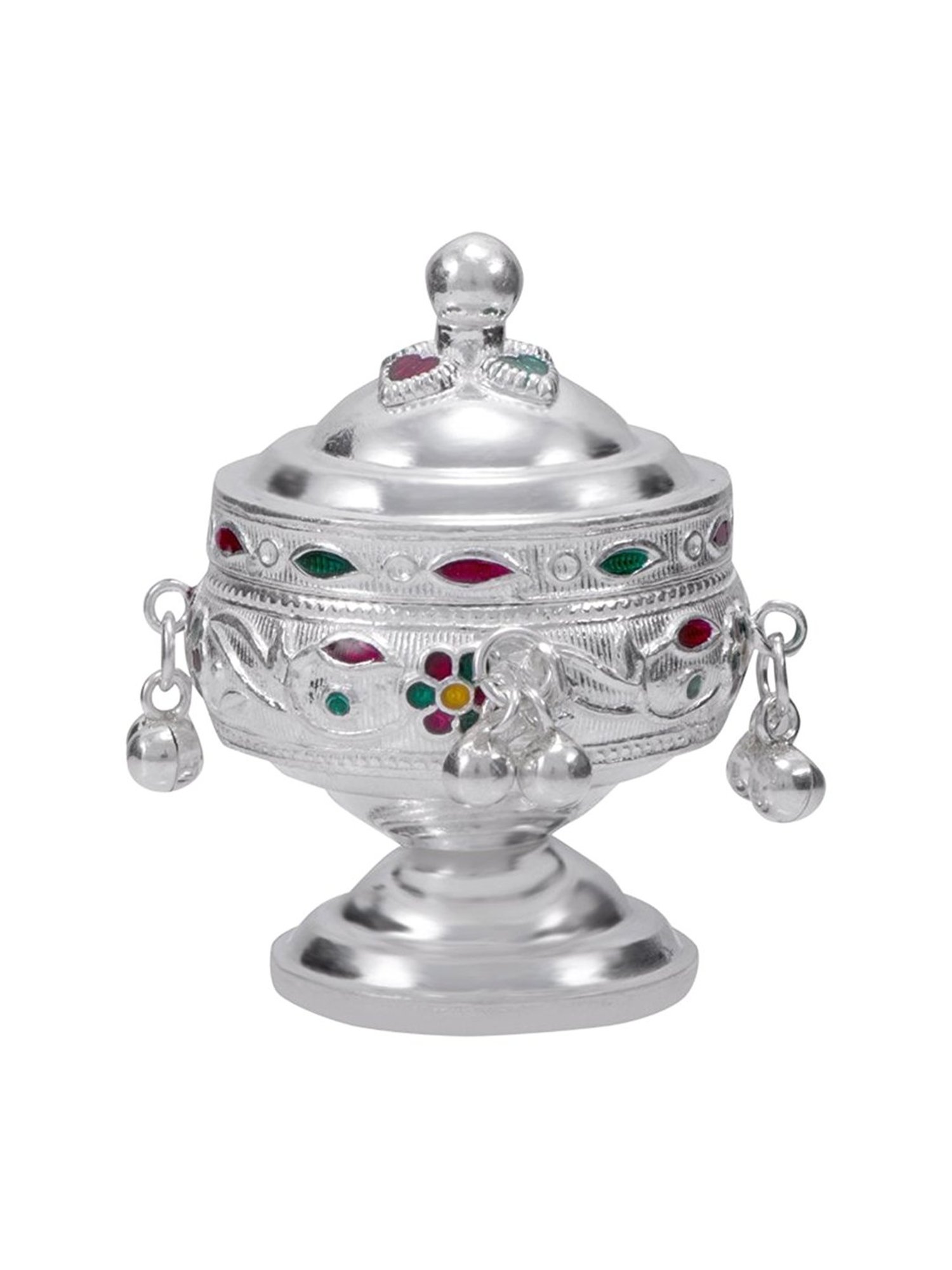 Joyalukkas 92.5 Sterling Silver Sindoor Box - 31.32 gm