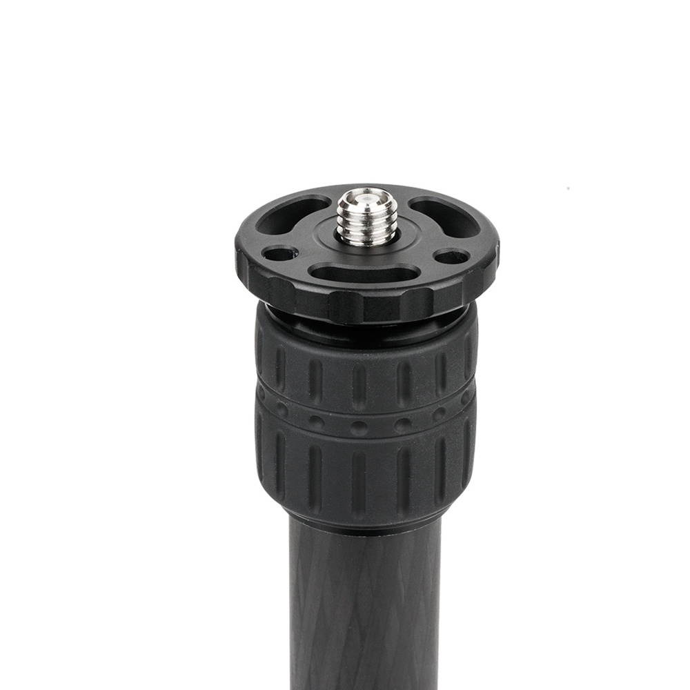 Andoer ER252C 25mm Tube Diameter Carbon Fiber Tripod Extender 2-Section Center Column Extension Tube Compatible with Zhiyun FeiyuTech hohem Handheld Gimbals All Tripods Max. Load Capacity 8kg