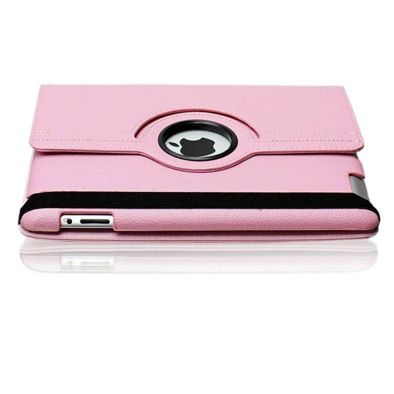 Fullbell Apple iPad 2/3/4 Case - 360 Degree Rotating Stand Smart Case Cover for iPad with Retina Display (iPad 4th Generation), the new iPad 3 & iPad 2 (Automatic Wake/Sleep Feature) - Black