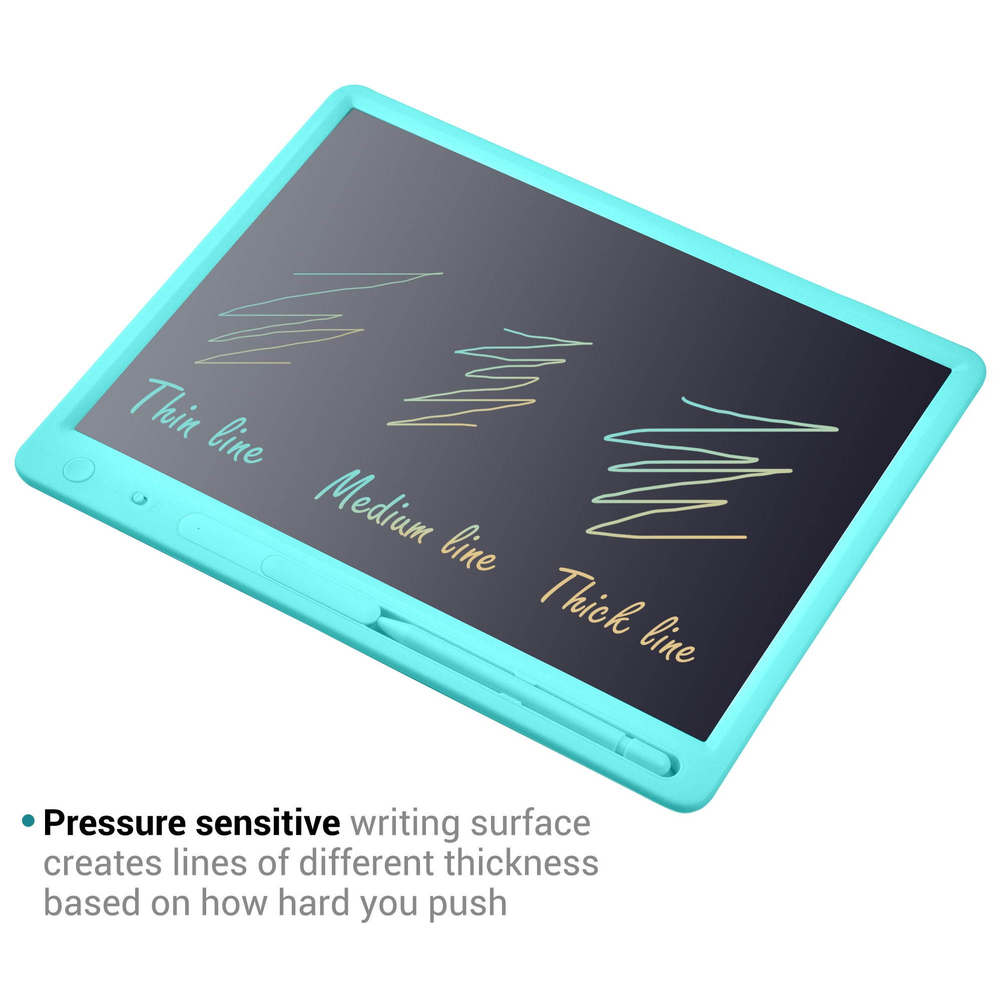 15" LCD Writing Pad Drawing Tablet Electronic Doodle Board Erasable Kids Stylus