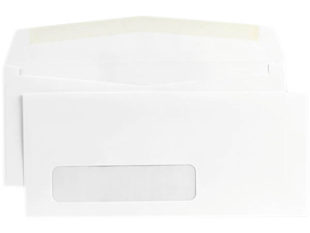Universal 35219 Window Business Envelope  Contemporary  #9  White  500/box