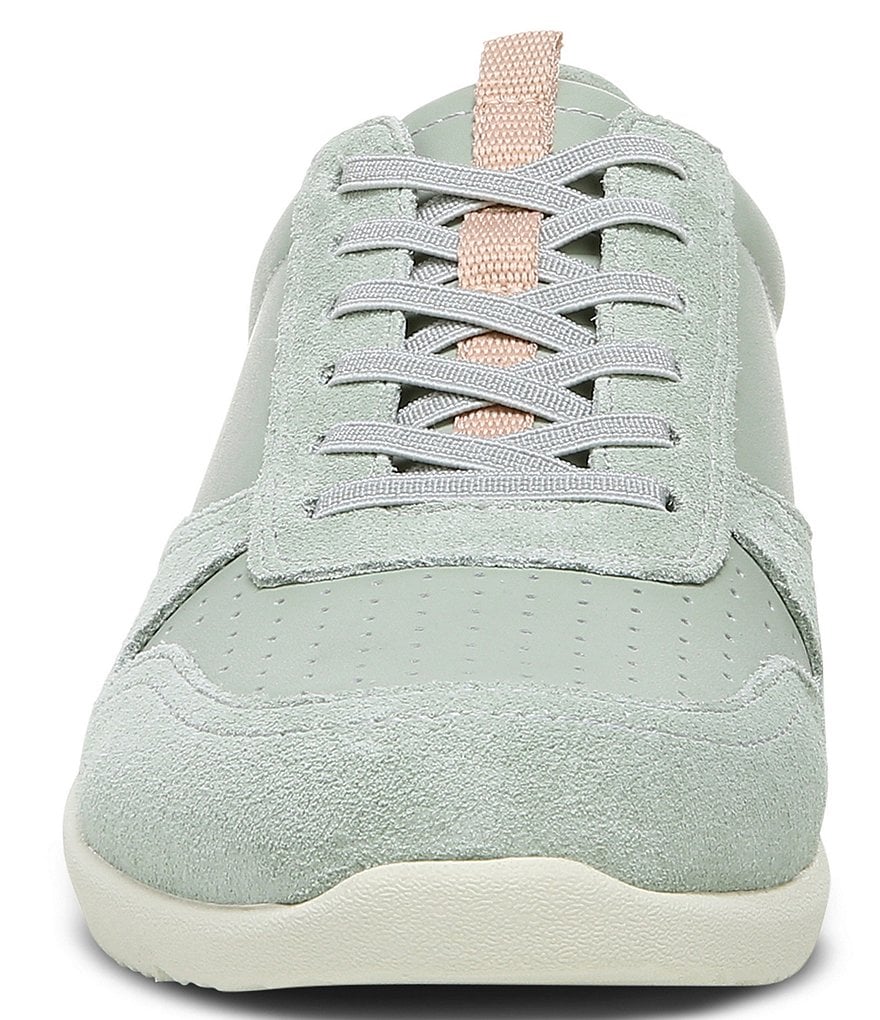 Vionic Karigan Leather And Suede Lace-Up Sneakers