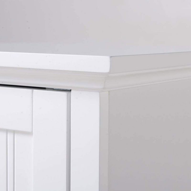 Wood 2 Door Storage Cabinet in White-Pemberly Row