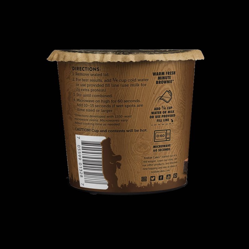 Kodiak Cakes Chocolate Fudge Brownie Cup