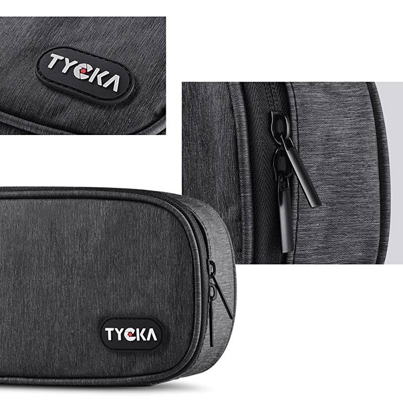 Folded Travel Organizer Electronics Bag, Universal Electronics Travel Gadgets Carrying Case Pouch Carry Case for Cable, Cord, USB, SD Cards, Chargers, Deep Gray