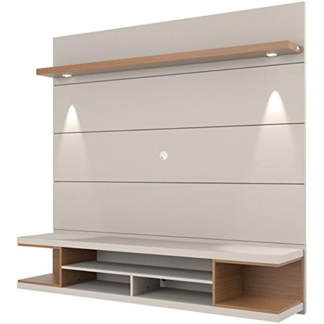 manhattan comfort 27951 utopia entertainment center, off offwhite/maple cream