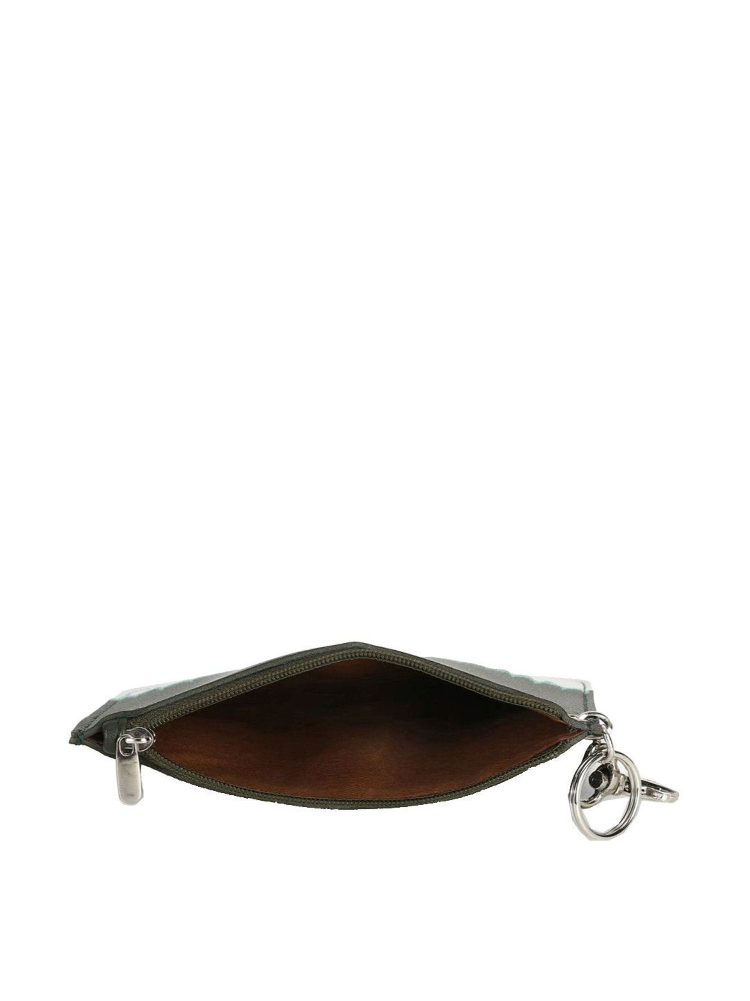 Spice Art Olive & White Embroidered Coin Pouch