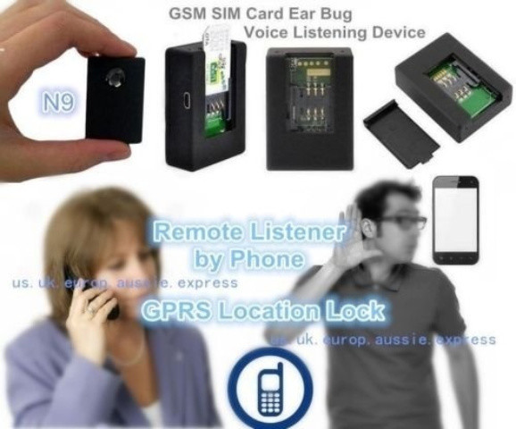 N9 Mini GSM SPY Audio Listening Bug Acoustic Alarm Surveillance System Quad Band 2-Way Auto Answer & Dial Audio Voice Monitor Spy Ear Bug