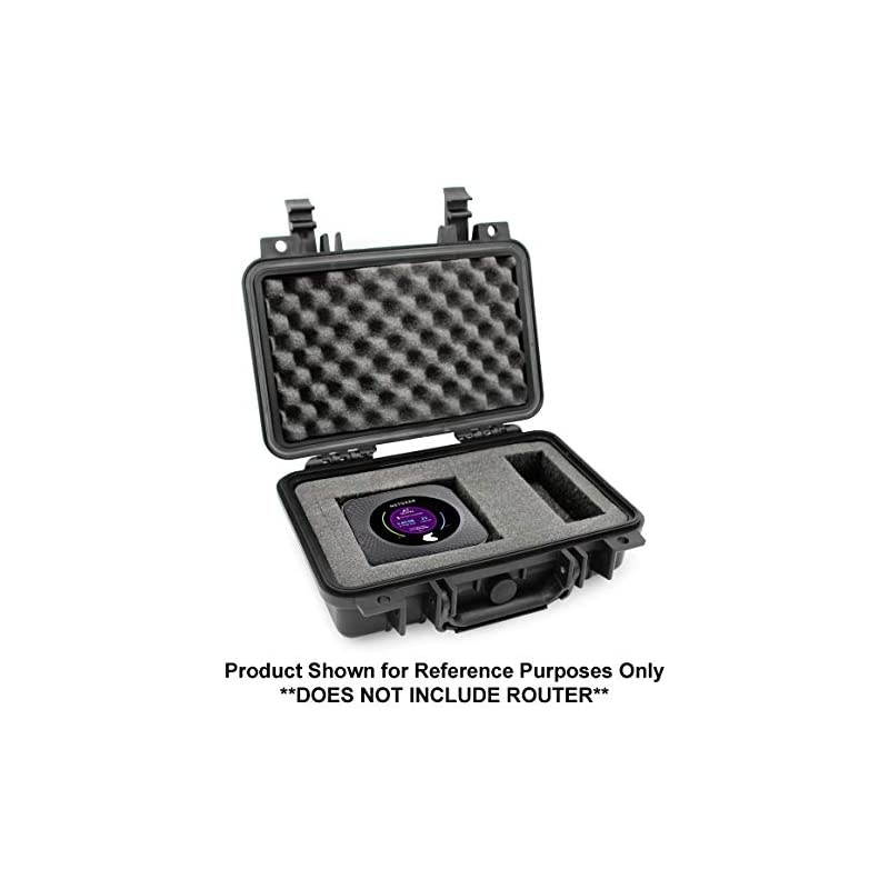 Waterproof Travel Case for NETGEAR Nighthawk M1, M5 Mobile Hotspot Router MR1100 and Accessories, Airtight Impact Protection