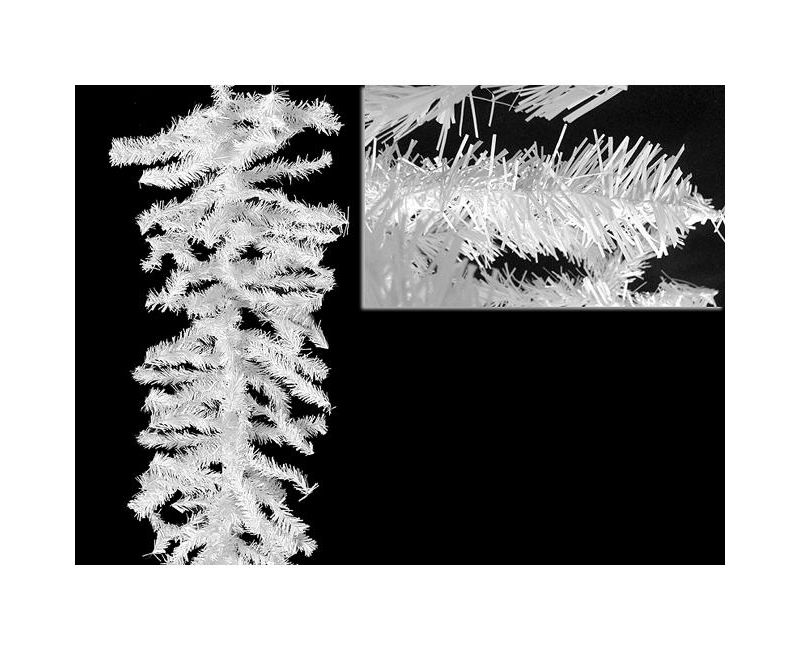 Darice 100' x 12" Commercial White Canadian Pine Artificial Christmas Garland - Unlit