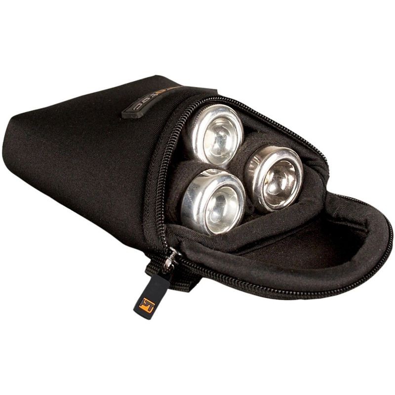 Protec 3 Piece Trumpet Neoprene Mouthpiece Pouch Black