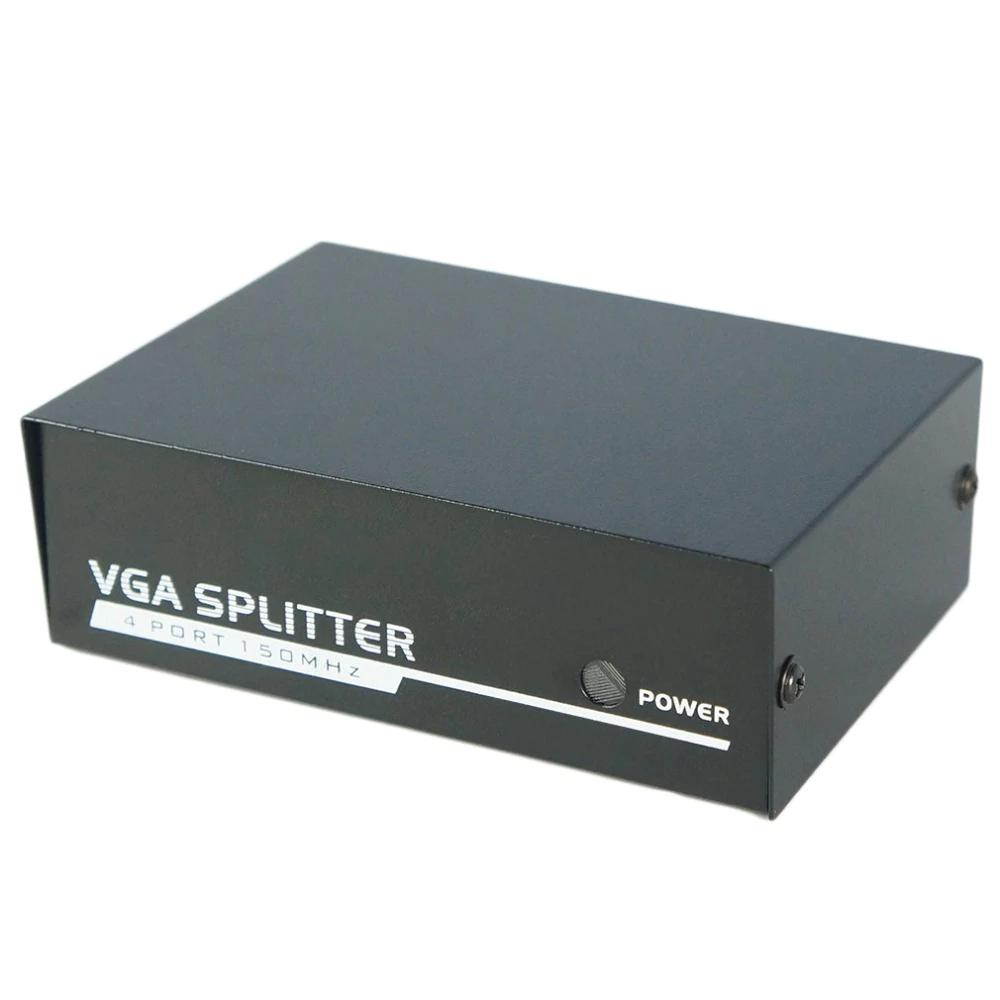 Newest 150MHz 2 Port Monitor Switch VGA SVGA Video Splitter Box Adapter USB Powered