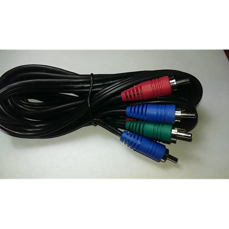 6Ft 3 RCA Component Video Cable FOR HDTV DVD VCR