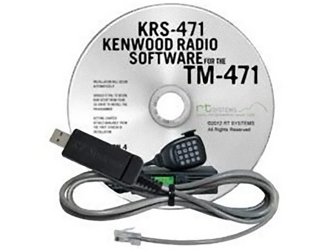 RT Systems KRS-471 Programming Software and USB-K5D Cable for the Kenwood TM-471