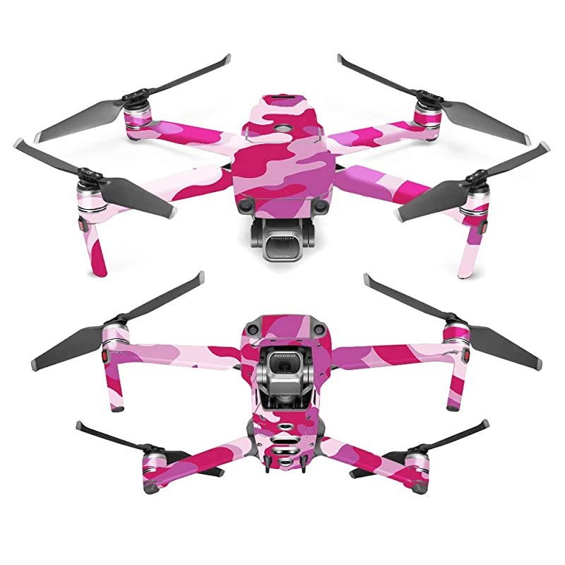 Skin Compatible with DJI Mavic 2 Pro or Zoom - Pink Camo | Protective, Durable, and Unique Vinyl Decal wrap Cover | Easy to Apply, Remove, and Change Styles | Made in The USA