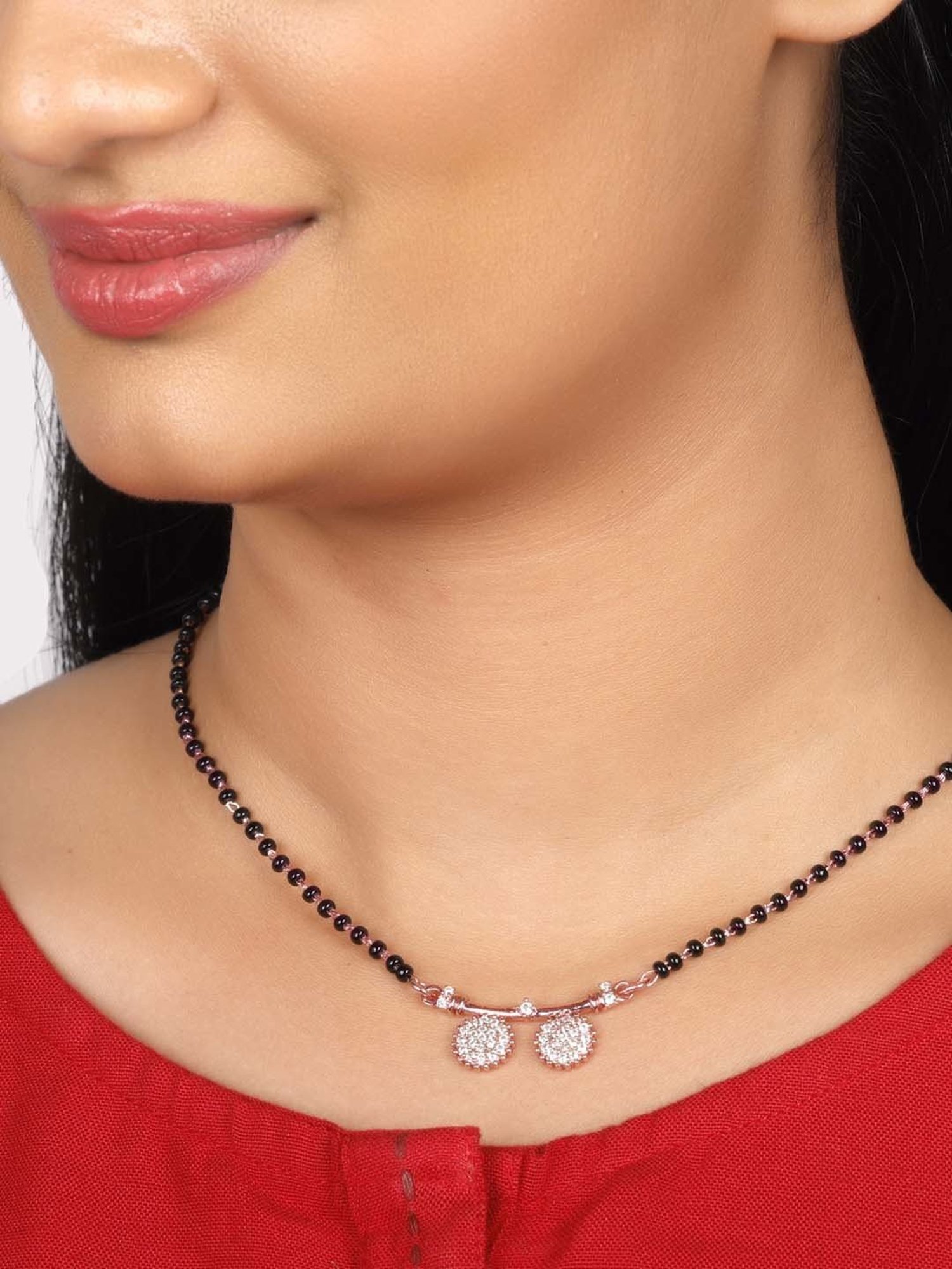 GIVA 92.5 Sterling Silver Mangalsutra for Women