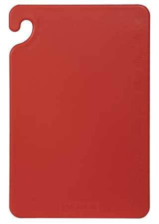 SAN JAMAR CB182412RDGR Cutting Board,18x24,Red