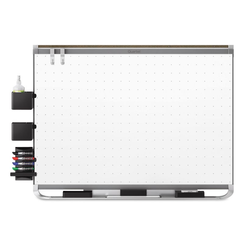 U Brands 3pc Cork Board Organization Center Abstract Terracotta/Black Frame